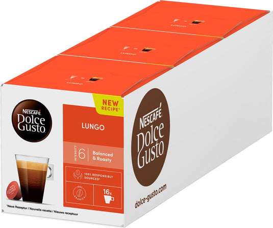 Nescafe dolce gusto lungo (3x 16 cups)
