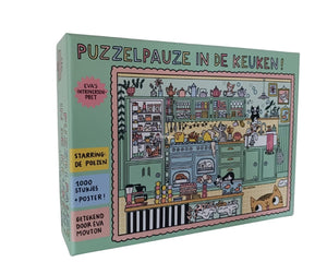 Eva mouton eva's introvertenpret: puzzelpauze in de keuken