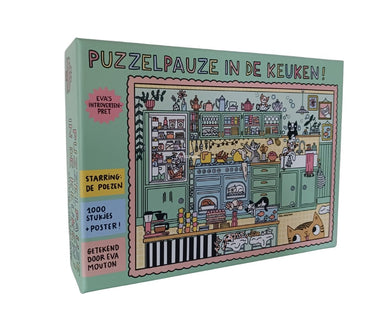 Eva mouton eva's introvertenpret: puzzelpauze in de keuken