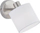 Rl live your light reality tommy - opbouwspot - nikkel mat - excl. 1x e14 - witte kap