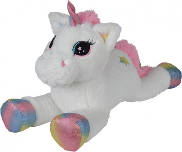 Nicotoy liggende eenhoorn 80cm