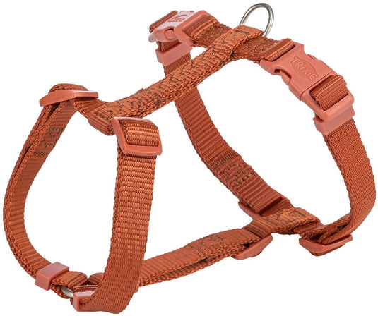 Trixie hondentuig - verstelbaar h-tuig roest 75-120 cm - stevig en comfortabel met kliksluiting