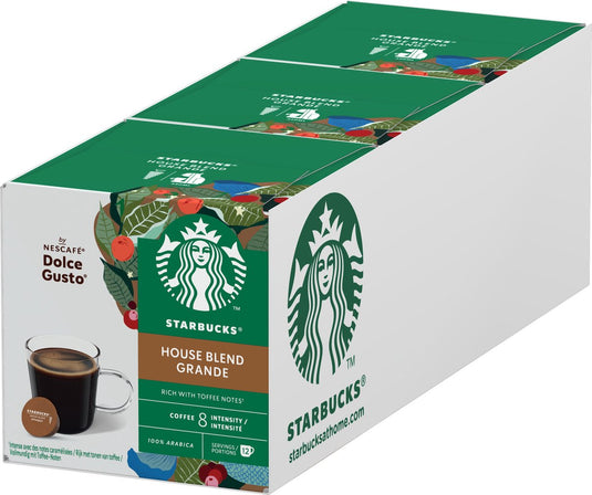 Starbucks by dolce gusto capsules house blend grande - 36 koffiecups voor 36 koppen koffie