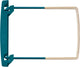 Jalema archiefclips djois clip 5720049 petrolblauw, wit capaciteit 5cm