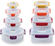Joseph joseph nest lock 8-delige vershoudbakken set, rond vierkant