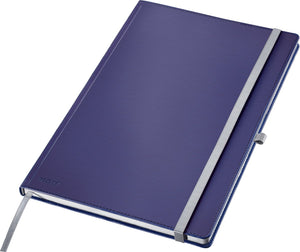 Leitz 44761069 notitieboek geruit titaanblauw 80 vellen din a4