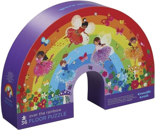 Crocodile creek gevormde puzzel over the rainbow - 36 stukjes.