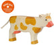 Holztiger boerderij - koe staand - 18x3x11cm - houten figuur - handgemaakt