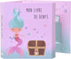 Toothwonders - la sirene - livre de collection de dents avec fermeture magnétique