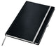 Leitz style notitieboek a4 geruit - met hardcover - 100 grams papier - satijn zwart
