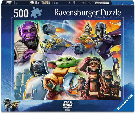 Ravensburger – the mandalorian and grogu – legpuzzel – 500 stukjes