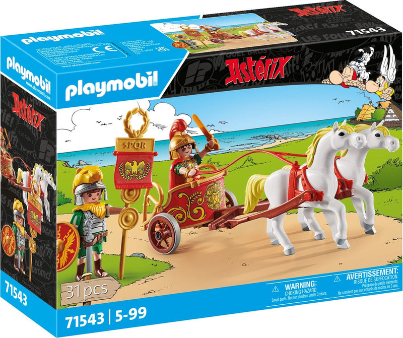 Afbeelding laden in galerijviewer, Playmobil asterix: romeinse strijdwagen - 71543
