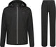 Agu go regenpak essential unisex - zwart - xxl - dames heren - waterdicht ademend