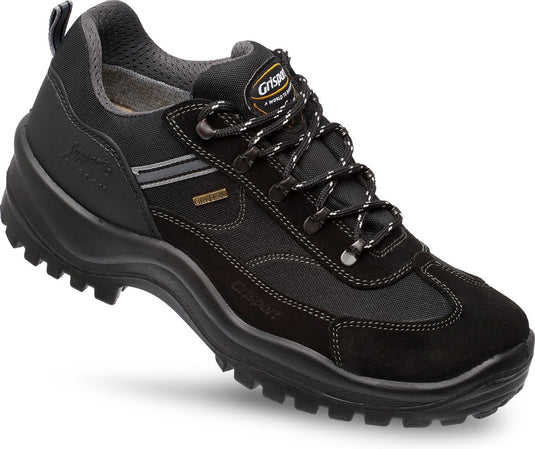Grisport torino low unisex wandelschoenen - black
