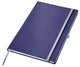 Leitz style notitieboek a4 gelijnd - met hardcover - 100 grams papier - titanium blauw