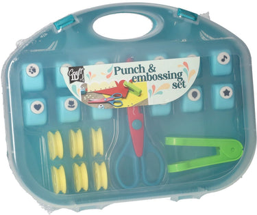 Creative craft group knutselset ponsen en embossen voor kinderen.