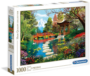 Clementoni - puzzel - 1000 stukjes - fuji garden - high quality collection - puzzel voor volwassenen