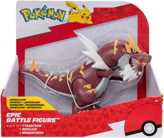 Jazwares pokémon epic battle figure tyrantrum 30cm