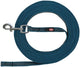 Trixie riem sleeplijn voor hond met rubber anti slip petrol blauw l xl 5 mtr x 1,7 cm