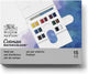 Winsor newton 0390083 cotman aquarelverf set – field set – 14 halve napjes waterverf – compacte reis aquarelset met penseel