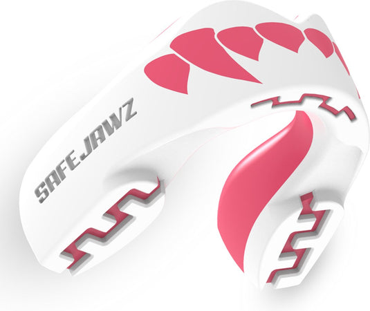 Safejawz gebitsbeschermer extro-series dracula wit roze junior