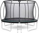 Salta cosmos - ø 427 cm - inclusief ladder - belastbaar tot 120 kg - ronde trampoline met veiligheidsnet - zwart