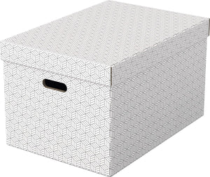 Esselte opbergdoos 628286 large 55 l wit