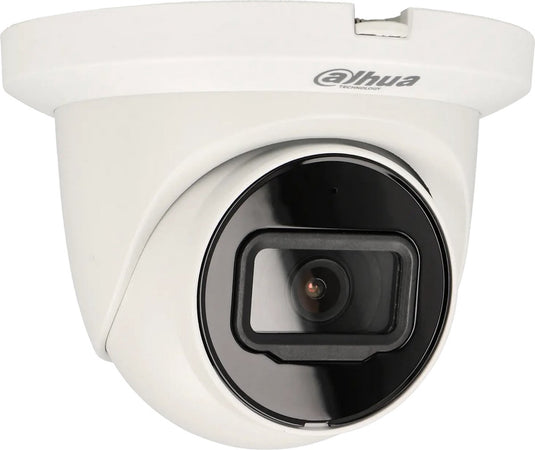 Dahua ipc-hdw2241tm-s mini dome beveiligingscamera met netwerkaansluiting en poe wizsense