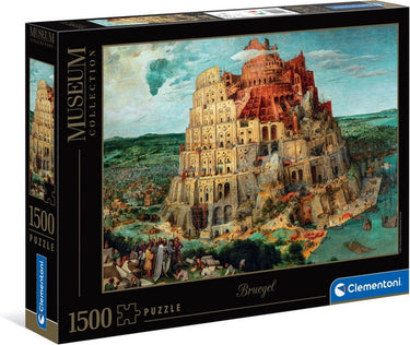 Clementoni - puzzel - 1500 stukjes - museum babel tower - puzzel voor volwassenen
