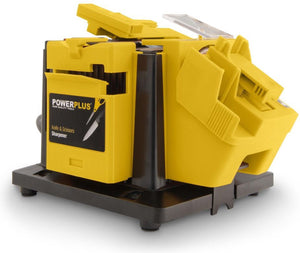 Powerplus powx1350 tafelslijpmachine - 96w - slijpen van messen, scharen en boren