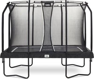Salta premium black edition - 305 x 214 cm - rechthoekige trampoline met veiligheidsnet - max. 150 kg - zwart