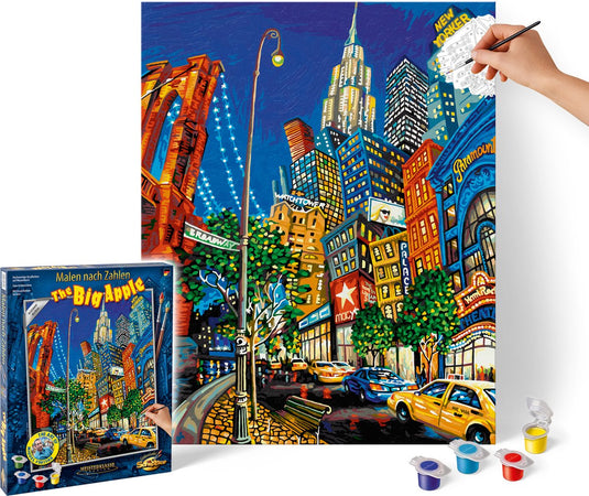 Schipper schilderen op nummer - the big apple - based on miguel freitas - hobbypakket