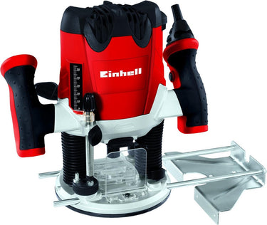 Einhell elektrische bovenfrees te-ro 1255 e - 1200 w - 6 en 8 mm spantang - snelheidsregeling - incl. toebehoren