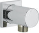 Grohe rainshower wandaansluitbocht - vierkante rozet - chroom