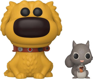 Funko dug met squirrel - pop! - disney dug days figuur - 9cm