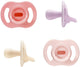 Tommee tippee ultra-light stayput fopspeen - 0-6 maanden - set van 4 - silicone fopspeen uit één stuk -roze