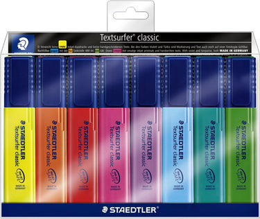 Staedtler textsurfer classic tekstmarker - set 8 st