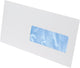 Gallery envelop wit 114x229 strip venster rechts 80 grams 500 stuks