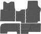 Frogum rubbermatten opel vivaro (a b) 2001-2019 (geschikt voor 2e zitrij) -