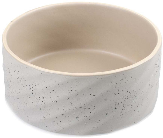 Duvo plus dinner time eetkom stone wavy dune l-2100ml-21.5x21.5x8cm grijsgroen