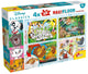 Lisciani disney puzzle maxifloor 4 x 48 classics