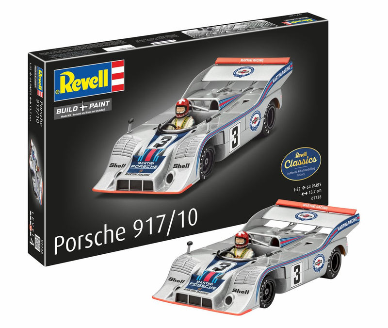 Afbeelding laden in galerijviewer, Revell modelbouwpakket auto - 07738 porsche 917 10 - duitse rauto plastic - 1:32 - modelbouw
