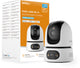 Imou ranger dual pro 6mp - ip camera binnen – dual-lens beveiligingscamera met pan tilt, 360° zicht, ai mens- huisdierdetectie, smart tracking, full-color nachtzicht, 2-weg audio, dual-band wi-fi (2.4 5 ghz)