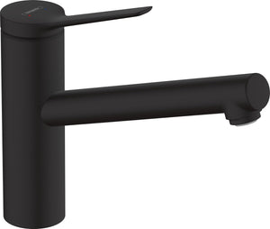 Hansgrohe zesis m33 - keukenmengkraan - ééngreeps bediening - 150mm maat - 1 straalfunctie - mat zwart