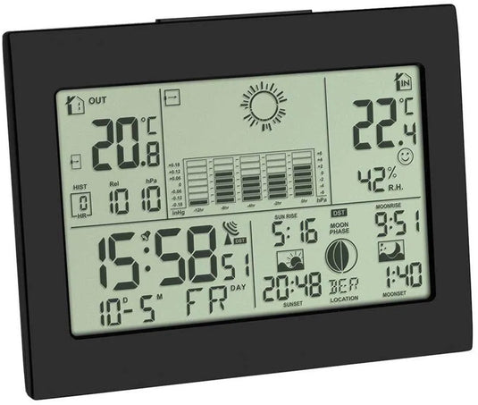 Tfa dostmann horizon 35.1155.01 draadloos weerstation aantal sensoren max.: 3