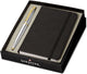 Sheaffer balpen giftset vfm g9422 - polished chrome gold plated met a6 notebook