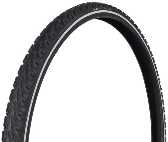 Xlc twilling buitenband – 26 inch – buitenband trekking fiets – draadband – etrto-maat: 50-559 – zwart
