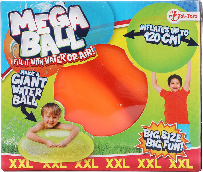 Afbeelding laden in galerijviewer, Toi toys bv mega ball xxl puffer of water ø 120cm assorti 16x18cm
