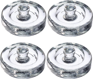 Westmark gewichten voor fermentatie – set van 4 glazen gewichten voor fermentatie, accessoires voor fermentatie – glas, ø 8cm, 4 stuks