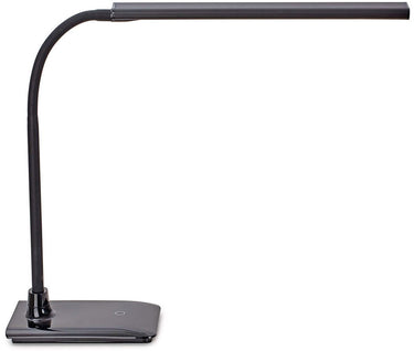 Maul pirro bureaulamp - led - aluminium - zwart - dimbaar - kantelbare arm - tafellamp